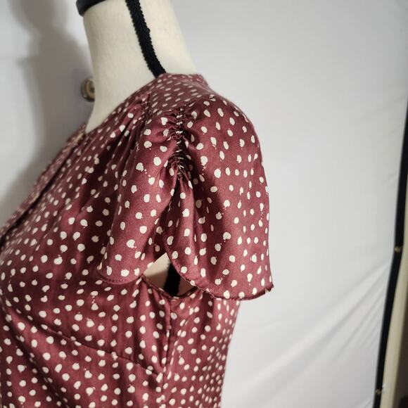 Banana Republic Women's Silk Blend Button-up Blouse - Picture 3 of 6